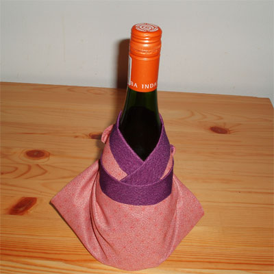 Wine Bottle Wrapping